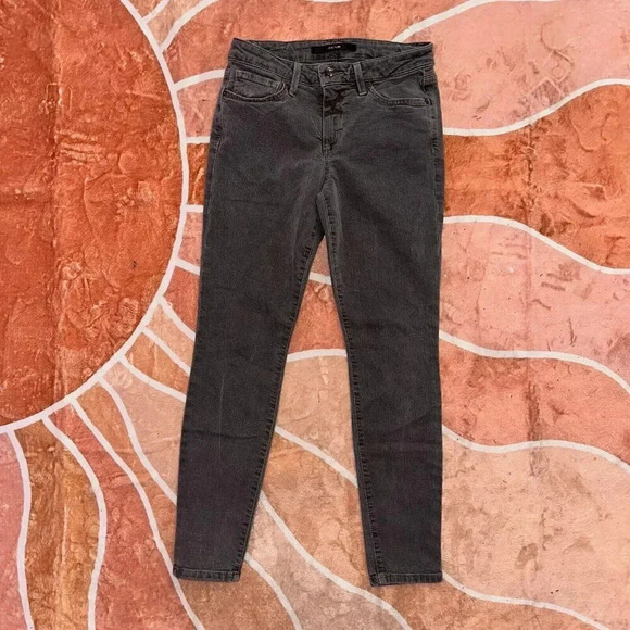 Joe's Jeans Gray Skinny Ankle Jeans Low Rise Sz 27 - Picture 1 of 7